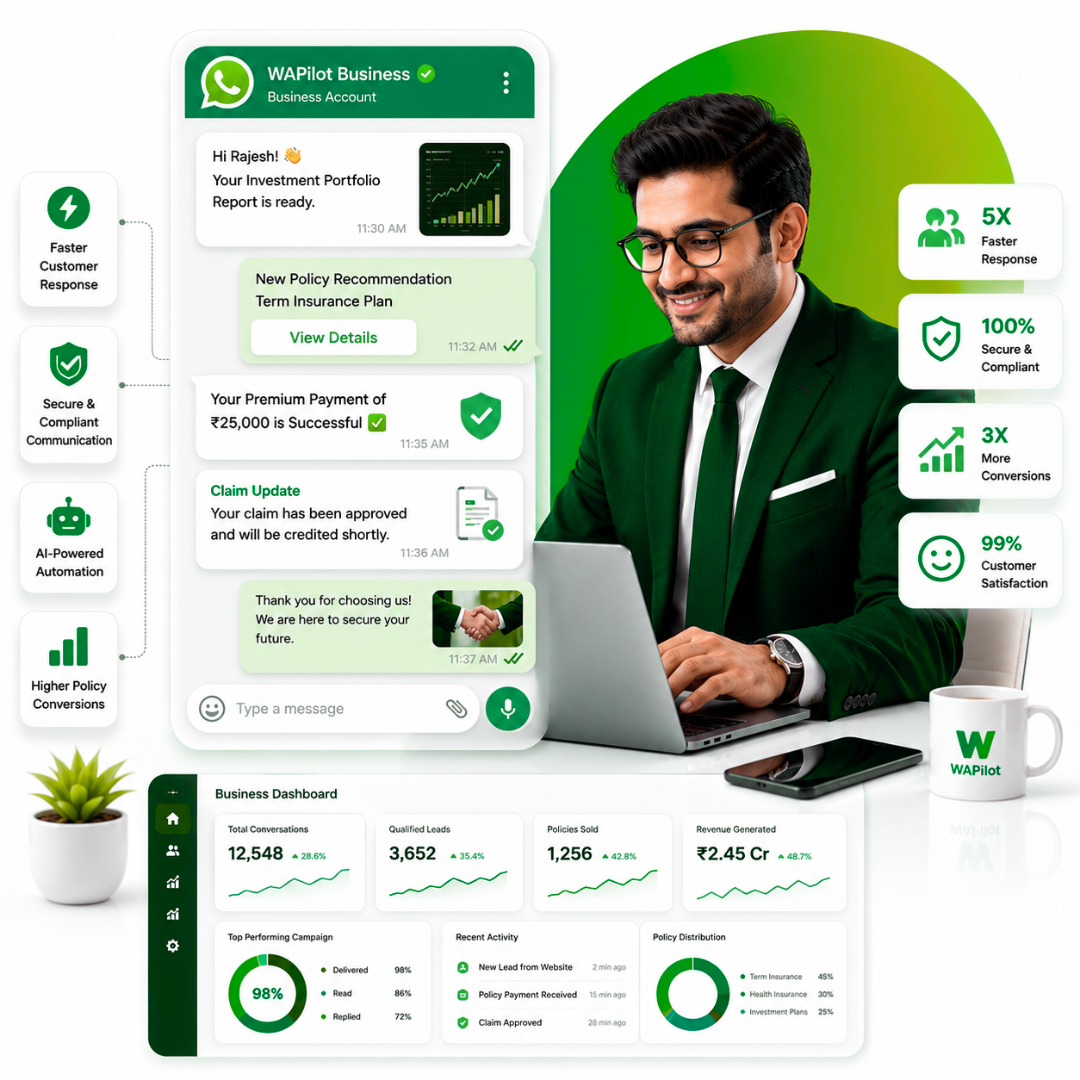 WhatsApp Business API for Finance & Insurance Companies