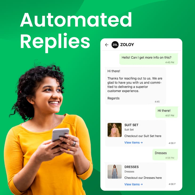 Automate Replies showcase